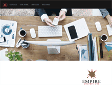 Tablet Screenshot of empiregraphicart.com.au